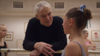 Jacques d'Amboise talks to a young student (2015) as seen in In Balanchine's Classroom. A film by Connie Hochman. A Zeitgeist Films release in association with Kino Lorber.
